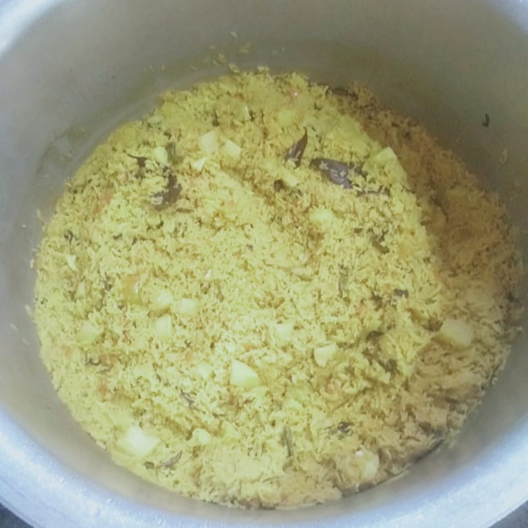 Project 60: 149 meals Veg Pulav, 2 volunteers, 6 hours