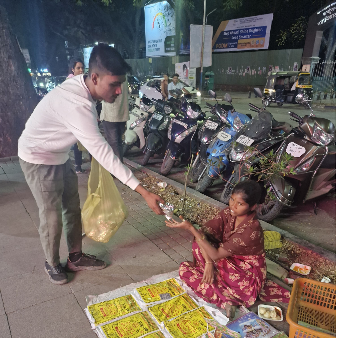 Project 74: 151 meals Veg Pulav, 2 volunteers, 18 hours